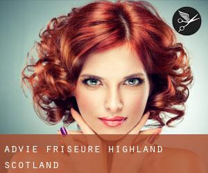 Advie friseure (Highland, Scotland)