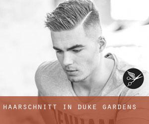 Haarschnitt in Duke Gardens