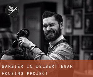 Barbier in Delbert Egan Housing Project